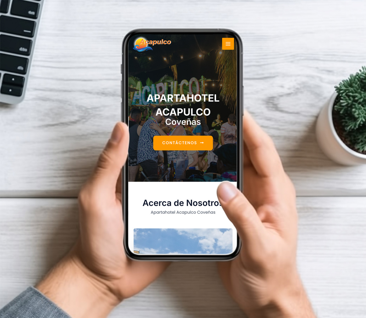 Sitio web ApartaHotel Acapulco Coveñas