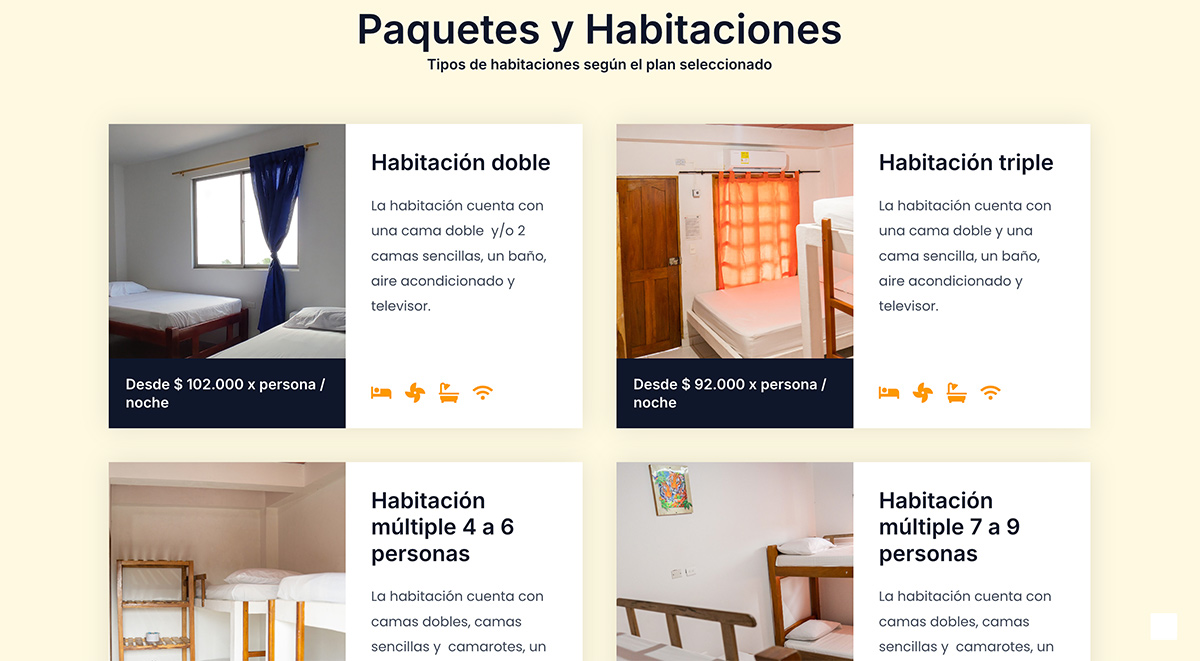 Sitio web ApartaHotel Acapulco Coveñas