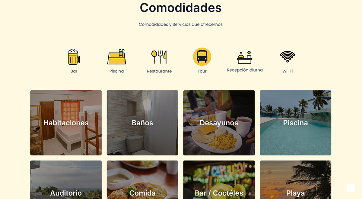 Sitio web ApartaHotel Acapulco Coveñas