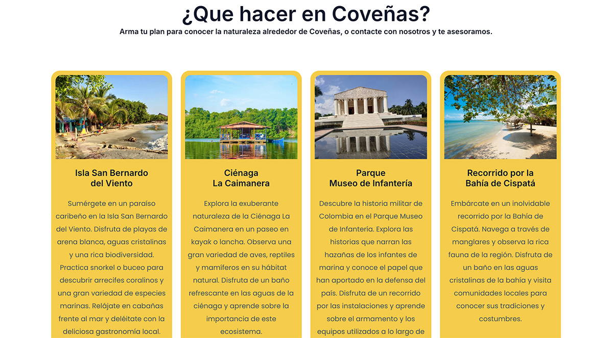 Sitio web ApartaHotel Acapulco Coveñas