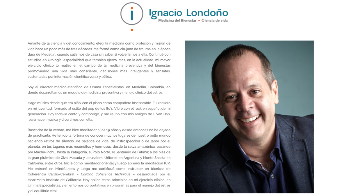 Sitio web Doctor ignacio