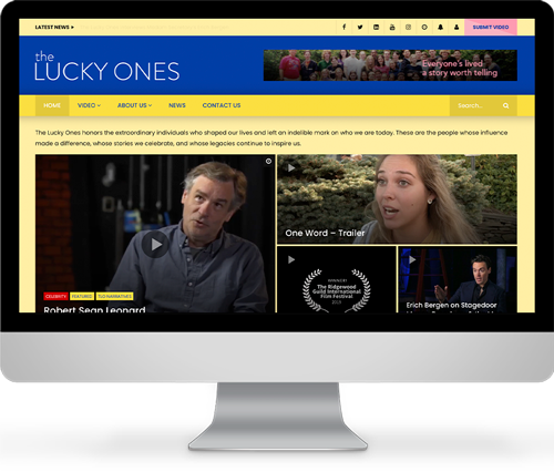Sitio web Lucky Ones TV