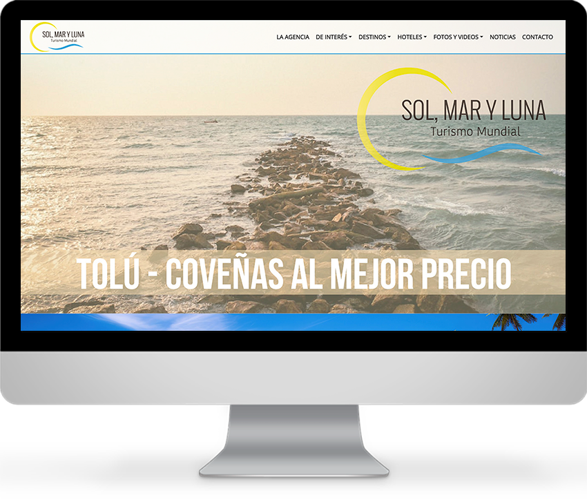 Sitio Web Sol, Mar y Luna
