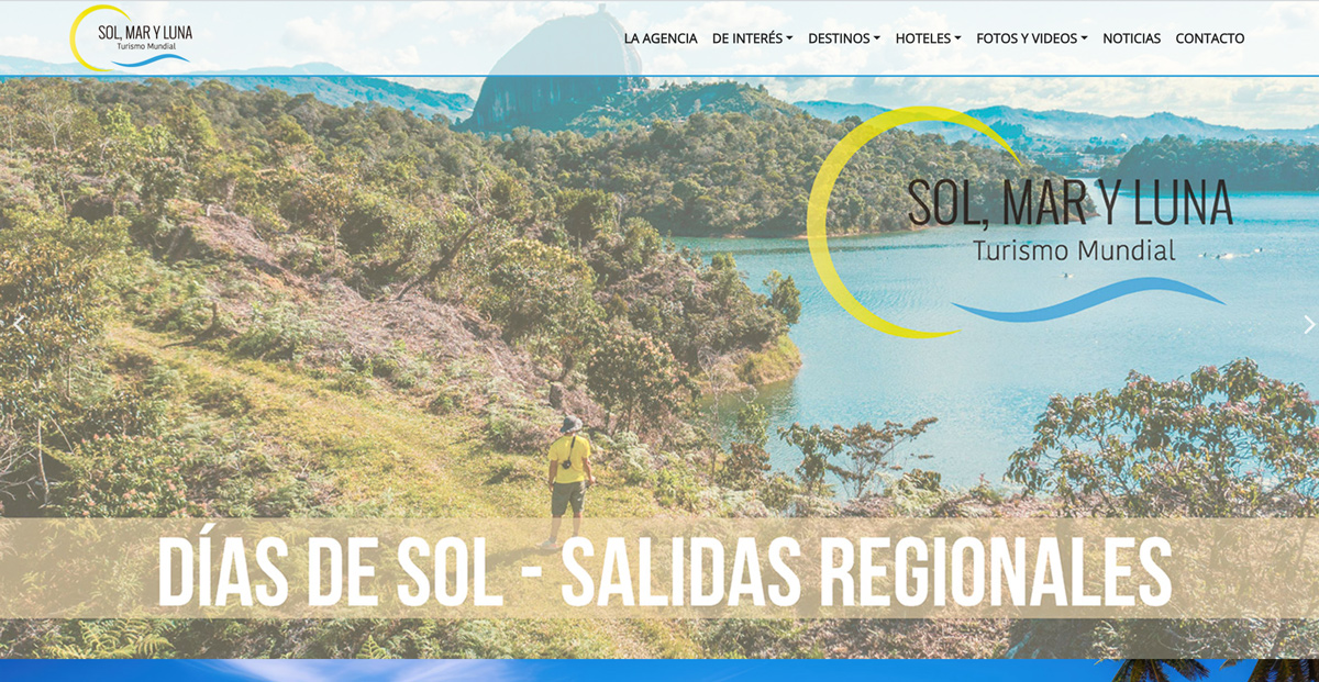 Sitio Web Sol, Mar y Luna