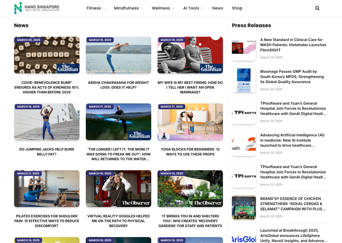 Nano Singapore Website
