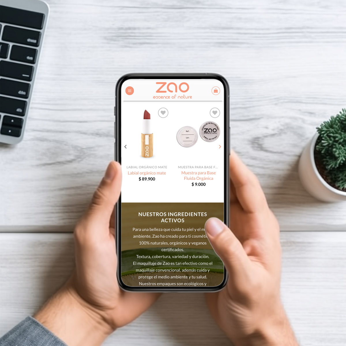 Online Store Zao Makeup Colombia